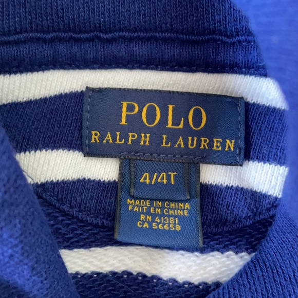 Boys Striped Ralph Lauren Sweater - size 4 - Picture 4 of 5